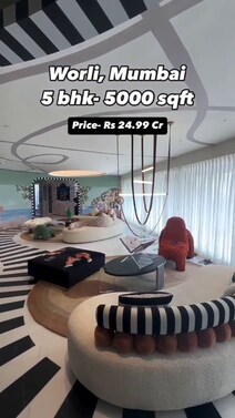 Step into this sprawling 5 BHK, 5000 sq ft masterpiece in Worli 